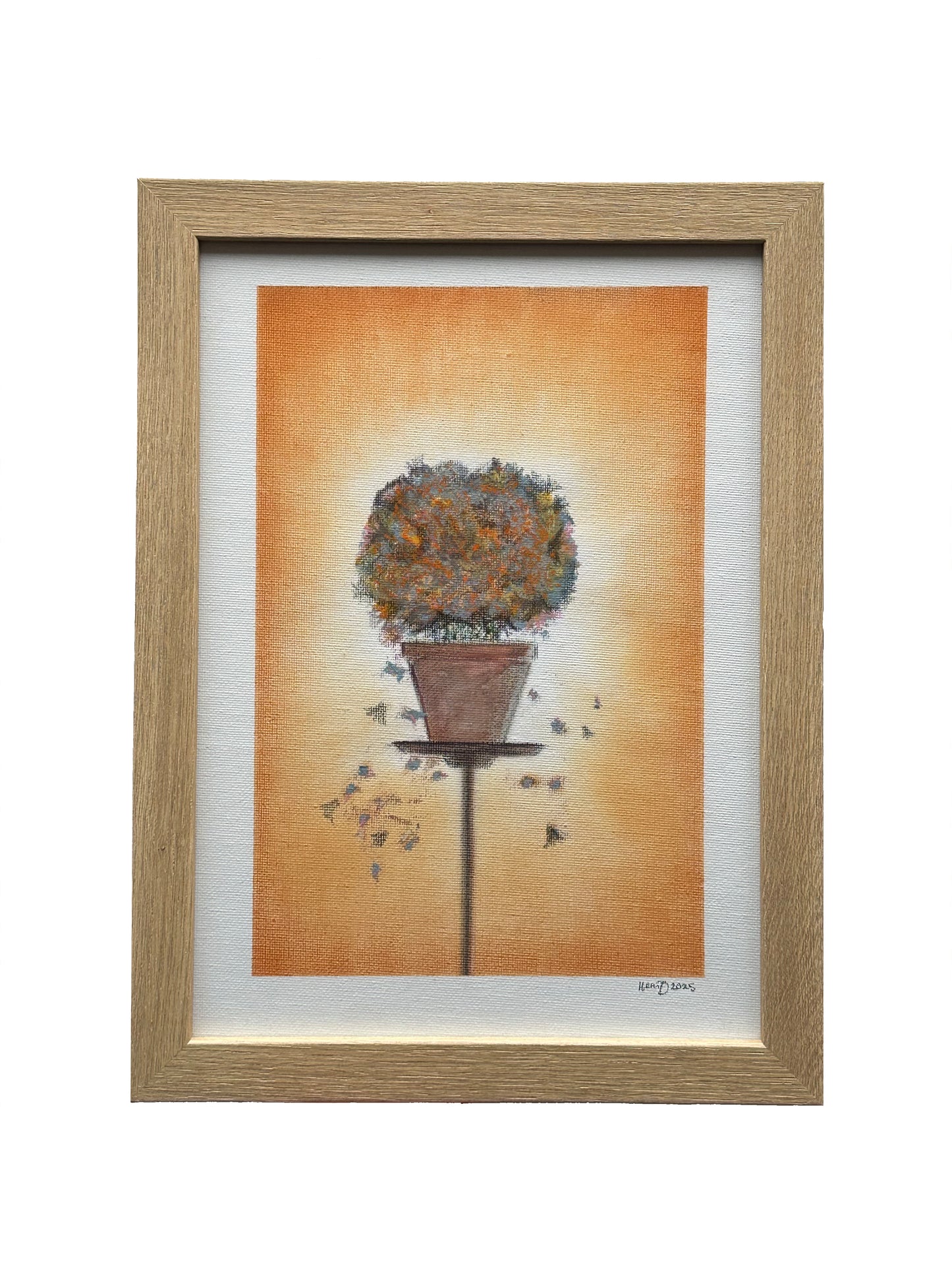 Study of Plant Bouquet (Burnt Orange)