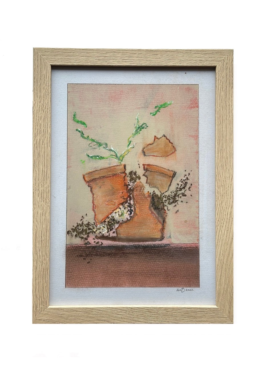 Study of a Broken Plant Pot.